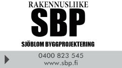 SBP - Sjöblom Byggprojektering Ab Oy logo